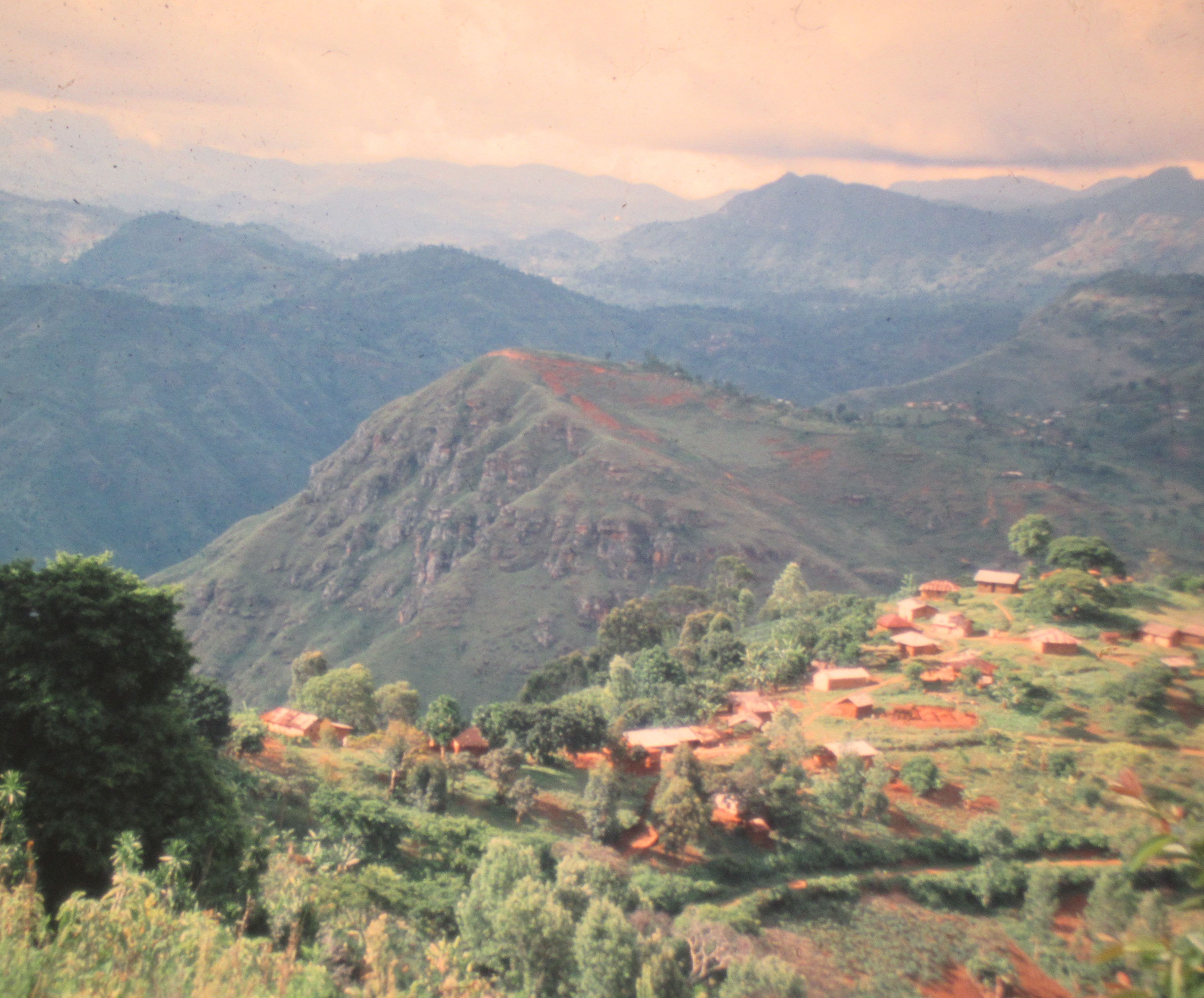A photo of the West Usambara Mountains in Northeast Tanzania.